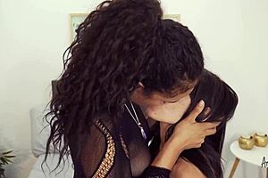 intimate strapon play with my stunning big tits girlfriend