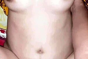 beautiful asian neighbor in lingerie craves bedroom action