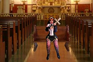 mary carmen granny nun deepthroats cock in wild heresy