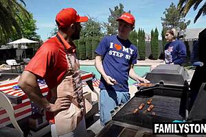 Penelope Kay's ecstatic fireworks facial cum blast