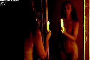 hey check out this mature country amateur stripping in the magic mirror at elton-village ranch