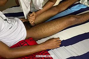 Dirty housemaid bent over doggystyle with big black cock in tight wet pussy