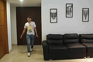 caught stepbro jerking so i ride his cock to cumshot!