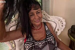 Indulging in Self-Pleasure with Shiny Oiled Nude Pantyhose Glow