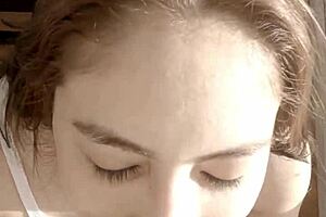 Watch my pretty petite teen eyes glaze over as I wet my young pussy for you