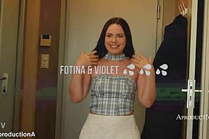 Naughty MILF Licks Kinky Babe's Ass Feet Squirting