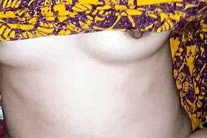 beautiful asian neighbor in lingerie craves bedroom action