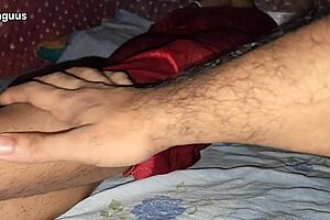 Fucking my wife hard in missionary after work in our bed