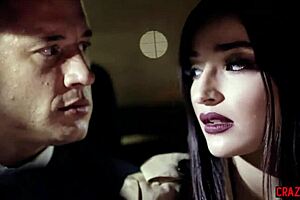 hey this petite 18+ cutie submits fully to two suited studs