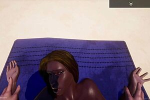 Big ass curvy black milf indra with huge tits fucks big white cock jason hardcore on beach pussy pounding 🌴🍫