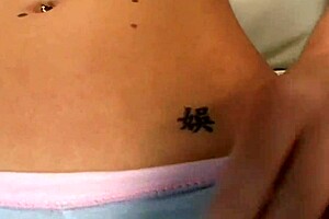 skinny brunette teen blows group gets face cumshots