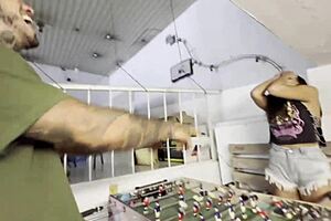 argentina amateur bets big in risky outdoor game with damilvvs repeat fuck