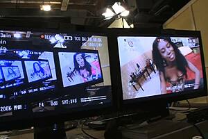 sultry ebony milf teases intense fucking