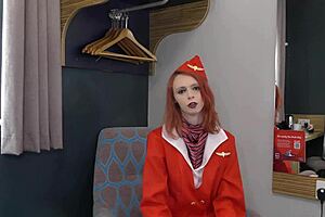 petit british air hostess tries monster bbc you ready?