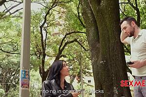 Sexy latina ashley sanz teaches spanish with big tits ass blowjob quickie fuck