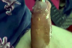 wanna watch casual urethral sounding cock stuffing after work?