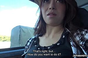 maki hojo delivers uncensored japanese car blowjob with intense sucking