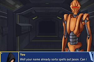 orange trainer kicks off her first session casually