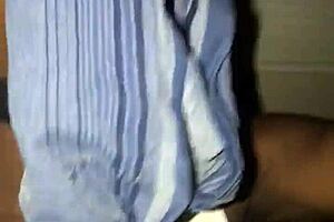 Check out Yanna Mosley's dripping wet panties upskirt tease