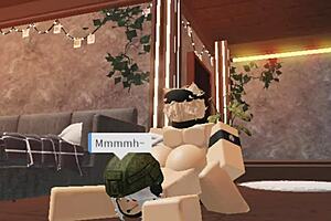 cute blonde boy gets naughty blowjob and creampie from soldier girl 💋🔥