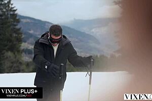 vixen blonde bella spark craves stranger's passionate outdoor pussy pounding