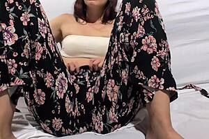 Horny Babe Fingers Wet Pussy to Explosive Squirting Orgasm!