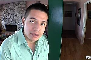 Heart racing for cougar's huge ass and jiggling big tits outdoors