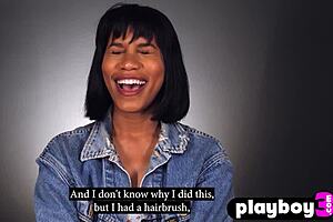 Ebony MILF Jenna Foxx Teases with Big Tits in Passionate Solo Session