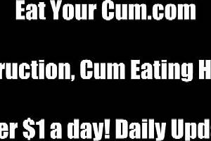 you must taste your own cum to truly learn its flavor in this cei session