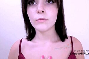 i'm so shy but this audition fuck has me craving more cum swallows