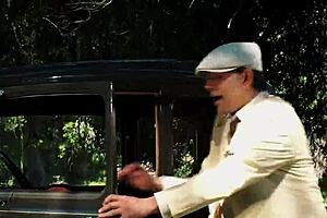 Natasha Marley bent over takes rough pounding from lover Paul Chaplin