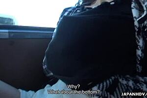 maki hojo delivers uncensored japanese car blowjob with intense sucking