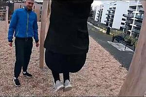 Hunt4k Cute Czech Rips Leggings Sucks Stranger Cock Before BF