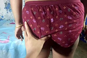 Desi indian chubby big ass exgf hair pulled doggy fucked hard