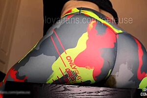 Her Tight Leggings Strain From Massive Fart Explosions