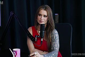 tati weg bora cast compilation with bruna carlos in sheer red lingerie