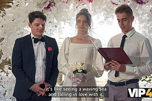 VIP4K bride takes hard anal creampie watched