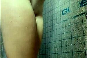 hey watch this sexy teen carefully shaving her smooth wet pussy in the shower 🛁✨
