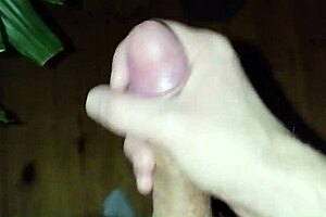 Young Solo Masturbation Explodes in Huge Cum