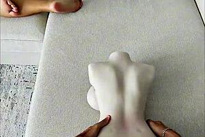 Pov choice: horny roommate's big tits or tantaly fuck doll in dorm threesome bang