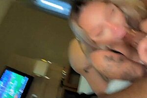 Blonde teen can you deepthroat this monster bbc fully?