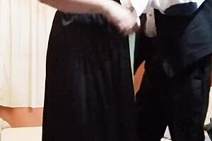 that party slut sucked my cock deep after i fucked her hard