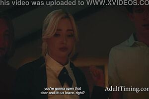 Petite Blonde's Demonic Virginity Loss Teased