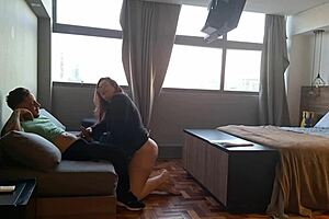 boss's woman takes monster cock creampie in her big pussy