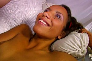 Tight Latina Milf Squirts Heavily After Brutal Ass Pounding in Bent Over Doggystyle