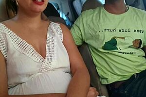 Best friend gf takes dirty anal pounding bent over in car with big ass shaking