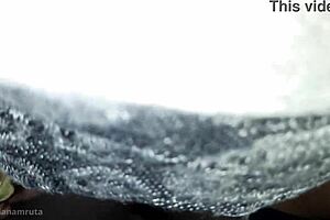 i give superb indian big tits blowjob using ice cream