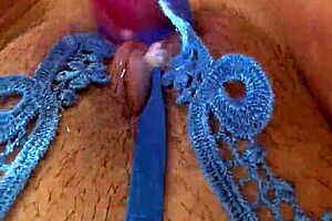 wanna see this wet pussy stuffed with dildo and pearls till she cums hard?