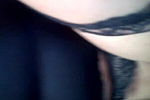 Shaved amateur puta moans wildly as pussy gets pounded hard