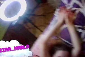 whoa check out all this sticky cum dripping everywhere after wild pounding